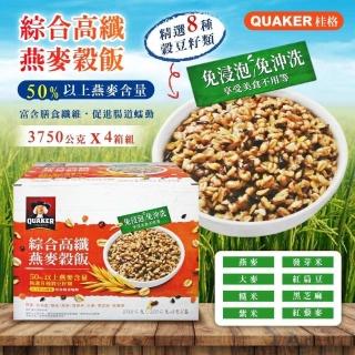 【美式賣場】桂格 綜合高纖燕麥穀飯1.25kg*3包x4箱