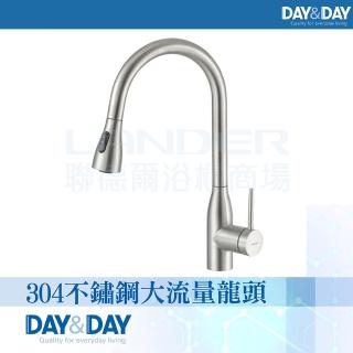 【DAY&DAY】304不鏽鋼大流量龍頭-銀色(ED-KS83883)