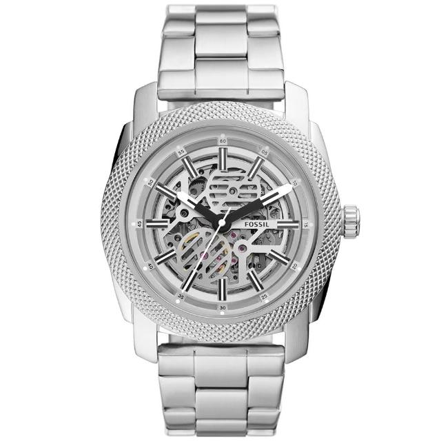 【FOSSIL】Machine 工業風 鏤空機械錶 45MM(ME3252)