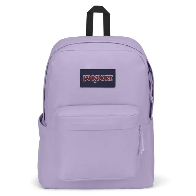 【JANSPORT】Superbreak後背包 後背包 運動包 雙肩背包 紫(JS0A4QUE5M9)