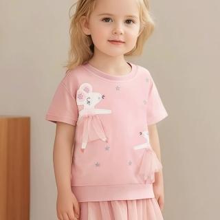 【Baby 童衣】女童洋裝 女孩跳舞小鼠連身裙 夏季兒童可愛紗裙小洋裝 89107(共１色)