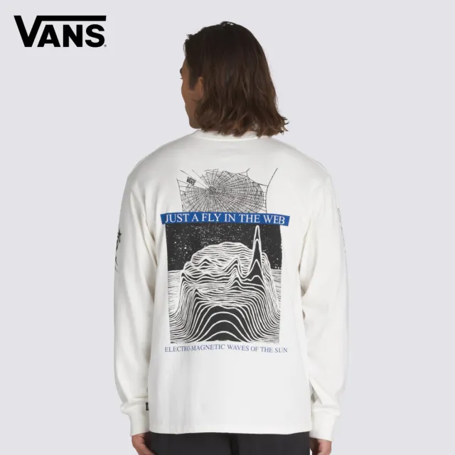 【VANS】官方旗艦 MTE Electro Waves 米白色長袖T恤