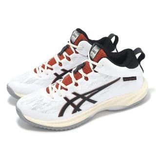 【asics 亞瑟士】籃球鞋 Gelhoop V17 S 男鞋 白 黑 紅 緩震 抗扭 支撐 亞瑟士(1063A101104)