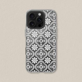 【RHINOSHIELD 犀牛盾】iPhone 13系列 Clear透明防摔手機殼/壓花玻璃-白色海棠(老屋顏)