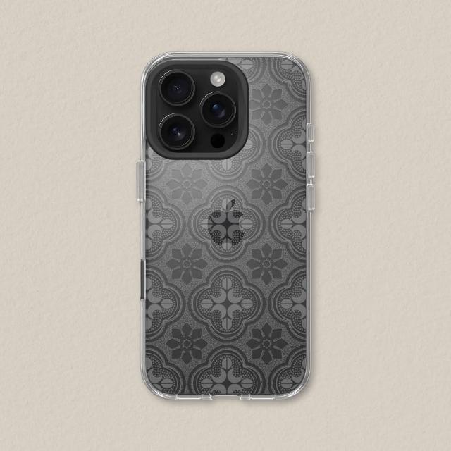 【RHINOSHIELD 犀牛盾】iPhone 13系列 Clear透明防摔手機殼/壓花玻璃-透明海棠(老屋顏)