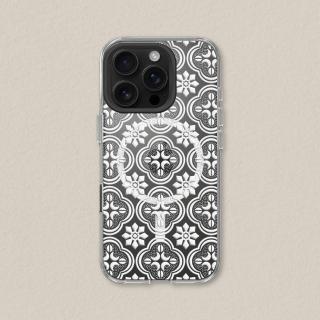 【RHINOSHIELD 犀牛盾】iPhone 13系列 Clear MagSafe相容 磁吸透明手機殼/壓花玻璃-白色海棠(老屋顏)