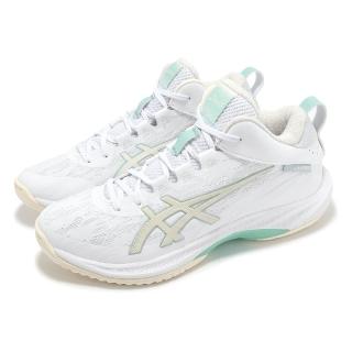 【asics 亞瑟士】籃球鞋 Gelhoop V17 男鞋 白 綠 緩震 抗扭 支撐 亞瑟士(1063A096101)