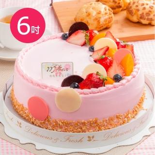 【樂活e棧】造型蛋糕-初戀圓舞曲蛋糕6吋x1顆(母親節 父親節 生日蛋糕)