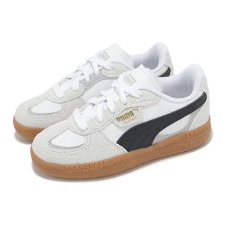 【PUMA】童鞋 Palermo Moda PS 中童 灰 黑 麂皮 復古 德訓鞋 膠底 休閒鞋(398856-01)