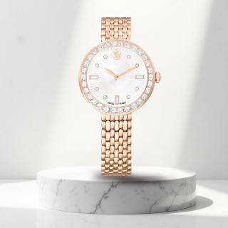 【SWAROVSKI 施華洛世奇】Certa系列 自信優雅 時尚女錶 手錶-30mm(5672981)
