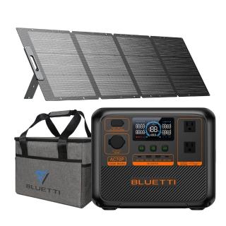 【BLUETTI】AC70P 1000W 戶外移動電源 贈 200W太陽能板套組(移動電源 戶外電池 露營 車宿 行動電源 UPS)