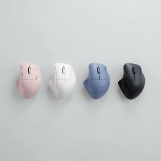 【ELECOM】Shellpha 靜音雙模人體工學5鍵滑鼠(M)