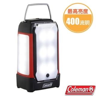 【Coleman】DUO 面板型營燈 400流明.650g.手電筒.天幕帳棚野營燈.照明燈/USB插槽(CM-33144)