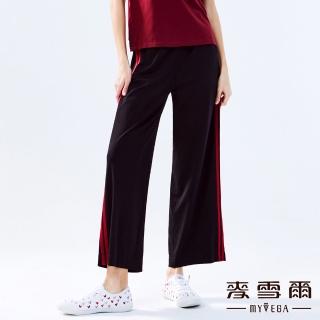 【MYVEGA 麥雪爾】立體愛心LOVE字母套裝九分褲-黑(上下身分開販售)
