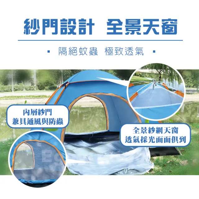 【Petvibe】全自動速開單門1-2人拋帳1入(速開帳篷/秒開帳/沙灘帳篷/自動帳篷/速開帳篷/野餐帳篷/簡易帳)