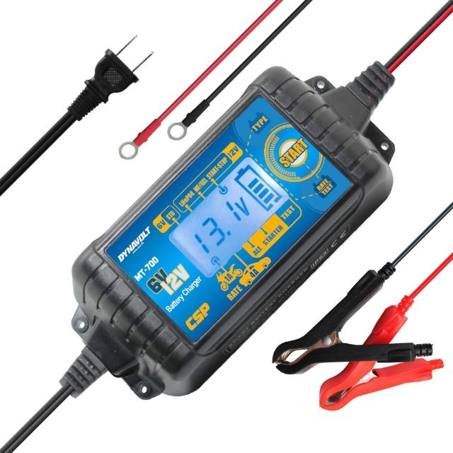 【CSP】MT700+ 電瓶充電器 鉛酸/鋰鐵電池 雙模充電 電瓶充電機(6V 12V 充電 檢測 維護 汽機車充電)