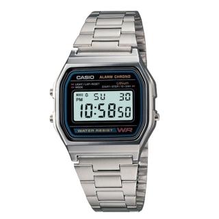 【CASIO 卡西歐】日系-復古風 數字電子錶(A158WA-1)