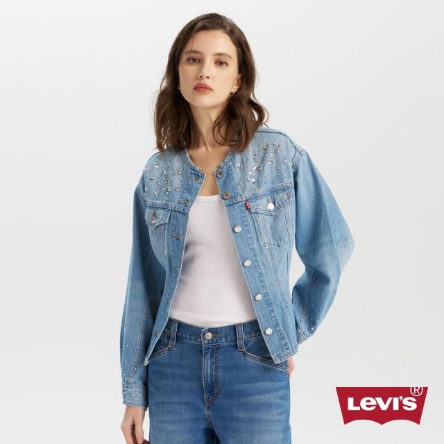 【LEVIS】女款 牛仔外套 水鑽設計 丹寧外套 人氣新品 003HO-0000