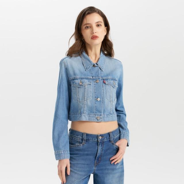 【LEVIS】女款 牛仔外套 短版設計 丹寧外套 熱賣單品 29945-0231