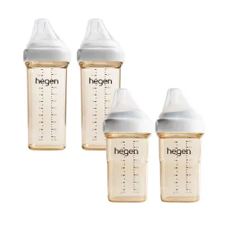【hegen 總代理】換瓶成長組(240ml雙瓶+330ml雙瓶)