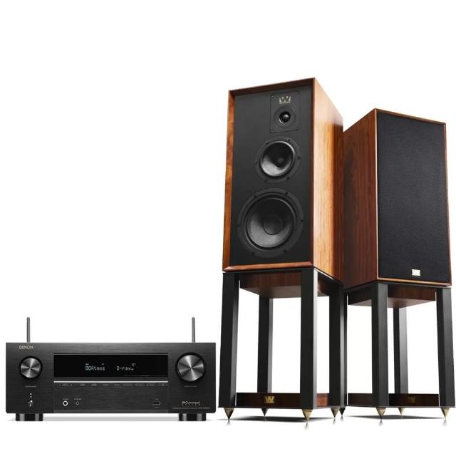 【Denon 天龍】Hi-Fi 兩聲道組合(AVR-X2800H+Wharfedale SUPER LINTON 喇叭+LINTON Stands 立架)