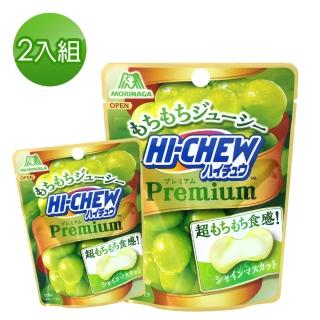 【森永製】嗨啾袋裝白葡萄風味軟糖35gx2入/組