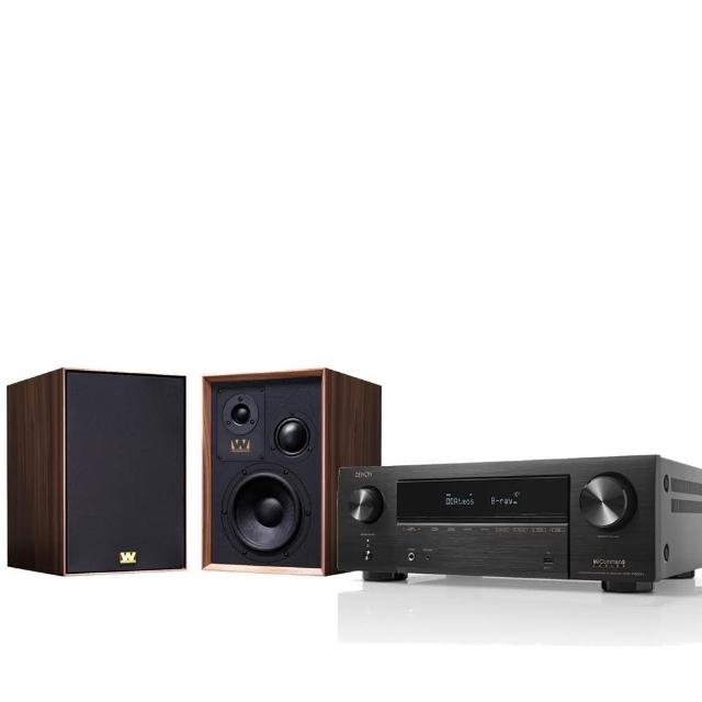 【Denon 天龍】Hi-Fi 兩聲道組合(AVR-X1800H+Wharfedale SUPER DENTON 喇叭)