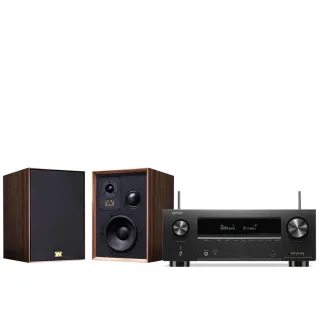 【Denon 天龍】Hi-Fi 兩聲道組合(AVR-X2800H+Wharfedale SUPER DENTON 喇叭)