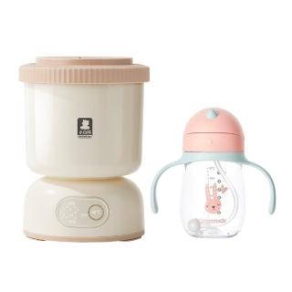 【Snowbear 小白熊】智莉2代 智慧保溫自動搖奶器 搖奶器 調乳器(贈 綠鼻子兒童學習杯300ml 6個月以上適用)