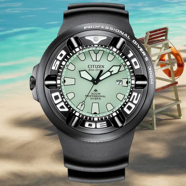 【CITIZEN 星辰】PROMASTER系列 限量 光動能 電波潛水腕錶 錶 週年慶 雙11 (BJ8055-04X)