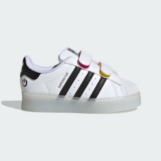 【adidas 愛迪達】運動鞋 休閒鞋 童鞋 SUPERSTAR LED LIGHTS CF I(JI0508)