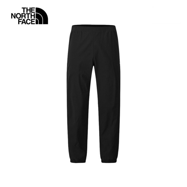 【The North Face】TNF 休閒 吸濕排汗彈力褲腰休閒長褲 M TREKKER JOGGER - AP 男 黑(NF0A8BA94H0)