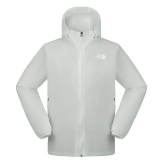 【The North Face】TNF 休閒 DWR防潑水防風外套 M FAST HIKE WIND JACKET - AP 男 灰(NF0A8AUQA0M)