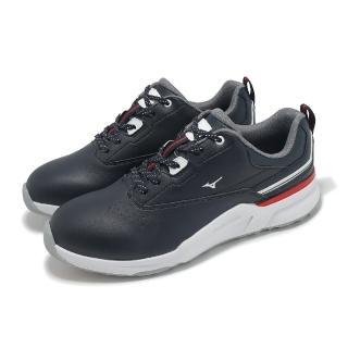 【MIZUNO 美津濃】高爾夫球鞋 Hazard Enerzy 4E 男鞋 超寬楦 黑 紅 旋鈕 緩衝 美津濃(51GQ2502-14)