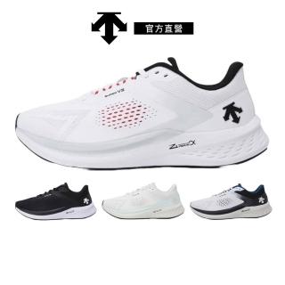 【DESCENTE】迪桑特 ENERZITE SUPER V3 男士 運動跑鞋 運動鞋(米色/黑色/白色/深藍色)