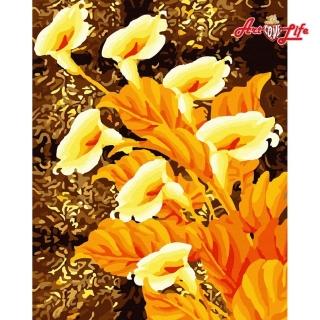 【ArtLife 藝術生活】90104 金色年華 炫金 40*50CM(數字油畫 DIY數字油畫 畫畫玩具)