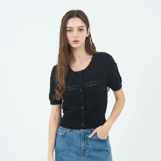 【GIORDANO 佐丹奴】女裝針織上衣 Blue Classics系列(09 標誌黑)