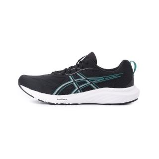 【asics 亞瑟士】GEL-CONTEND 9 舒適慢跑鞋 黑綠 男鞋 1011B881-004