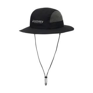【Discovery Expedition】透氣漁夫帽 可拆固定繩(DXHT4015N-BKS)