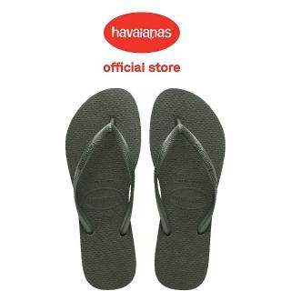 【havaianas 哈瓦仕】拖鞋 女鞋 夾腳拖 細帶 Slim 綠 4000030-4896W(哈瓦士)