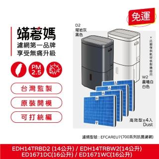 【著媽】濾網4入優惠組(適用 Electrolux 伊萊克斯 除濕機 700系列 ED1671DC WC EDH14TRBD2 W2)