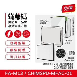 【著媽】濾網(適用 3M 超優淨 超舒淨 MFAC MFAC01-F FA-M13 空氣清淨機)