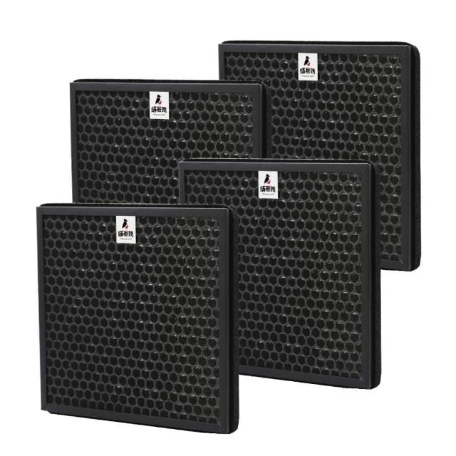 【蟎著媽】濾網4入優惠組(適用 3M T10AB FA-T10AB T10AB-ORF 除臭加強型 極淨型6坪空氣清淨機)