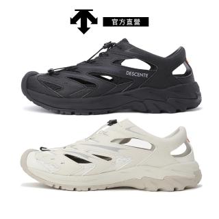 【DESCENTE】迪桑特 URBAN SURVIVAL SANDAL 女士 潮流休閒鞋 運動鞋(黑色/白色)