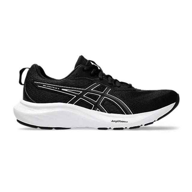 【asics 亞瑟士】Gel-contend 9 d 女 慢跑鞋 寬楦 運動 緩衝 彈力 黑白(1012B678-002)
