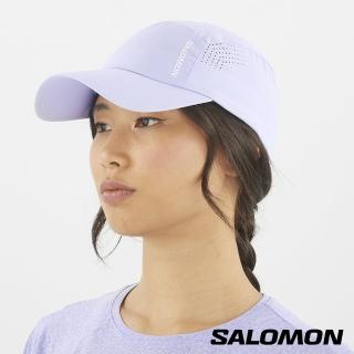 【salomon官方直營】SHKout 運動帽(灰藍)