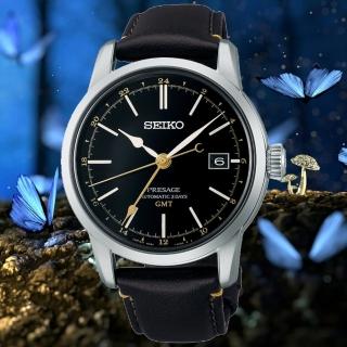 【SEIKO 精工】Presage 日本職人匠心漆藝機械錶-黑/40.2mm(SPB447J1/6R54-00F0C)