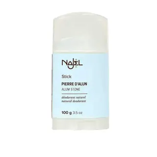 【NAJEL】天然止汗制臭明礬石棒100g(扭蓋設計-總代理公司貨)