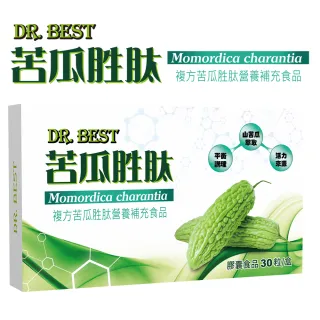 【DR.BEST 醫倍】美國專利定序苦瓜胜月太膠囊直播組