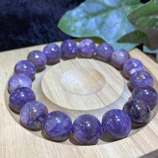 【Cozy 世界水晶原礦與茶】玉畫紫龍晶 13mm+ 31-7(散發的磁場對人體有幫助)